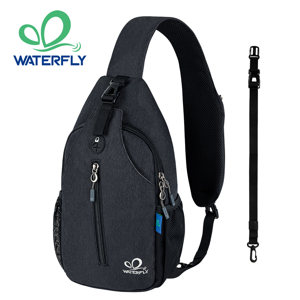 Car Accessories Gifts For Men - WATERFLY Crossbody Sling Bag Chest Bag