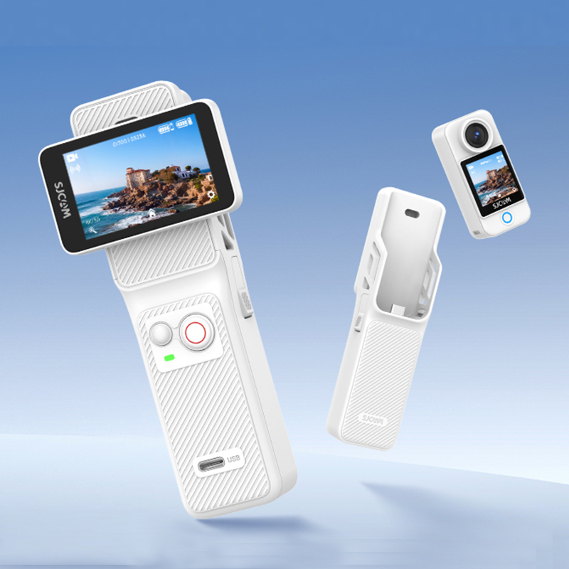 Car Accessories Online - SJCAM New White C400 Pocket Handheld