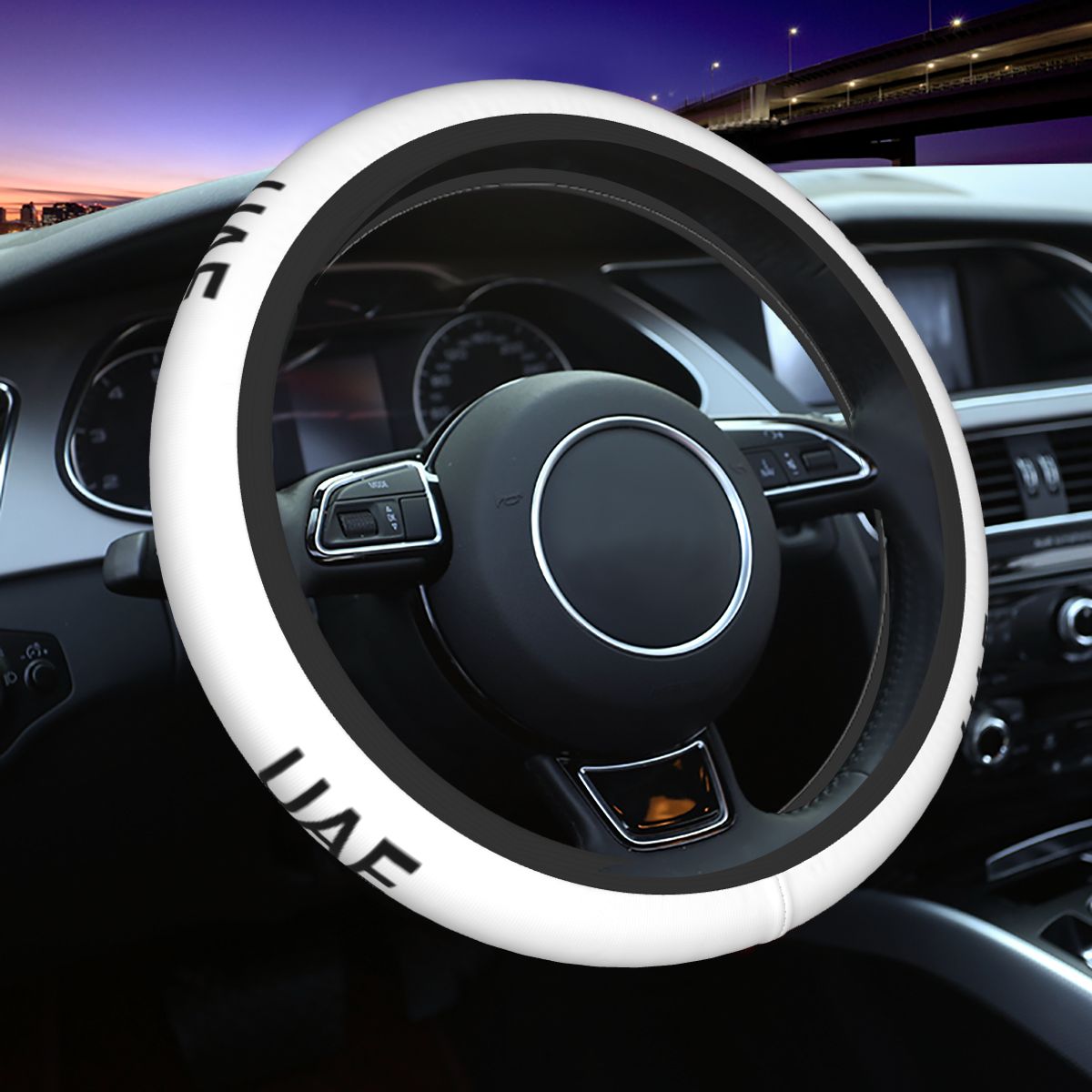 Car Accessories Uae - 38cm Steering Wheel Covers UAE Team