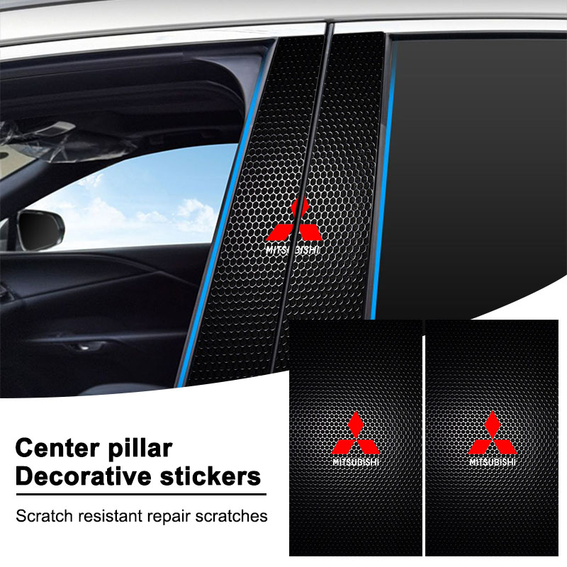 Car Accessories Xcent - Car B Pillar Stickers Door Pillar