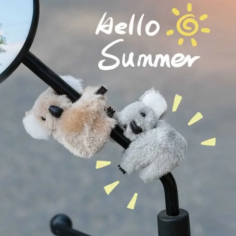 Car Accessories Etsy - 2PCS Cute Plush Koala Rearview Mirror
