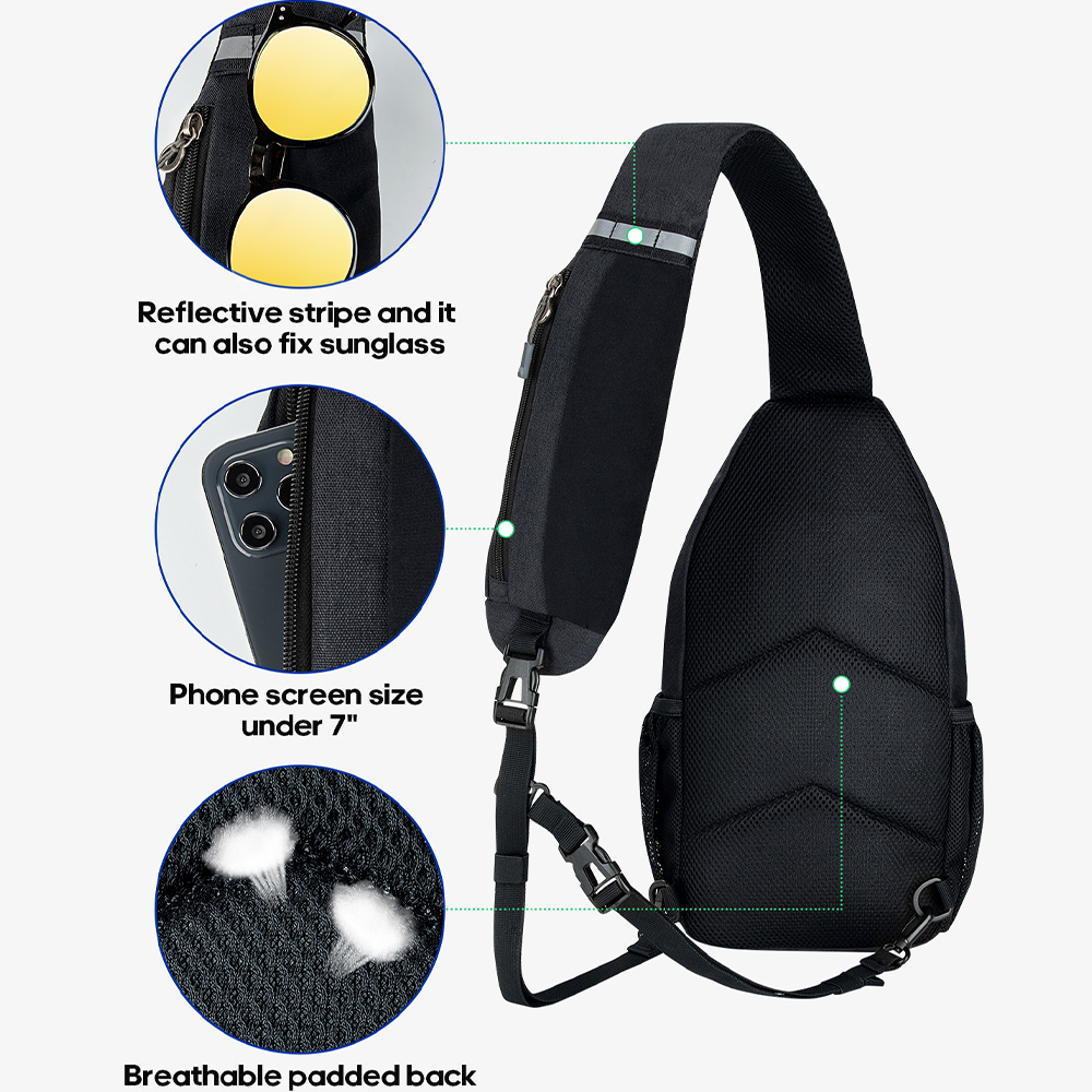 WATERFLY Crossbody Sling Bag C - Car Accessories Gifts For Men 리뷰 및 가격