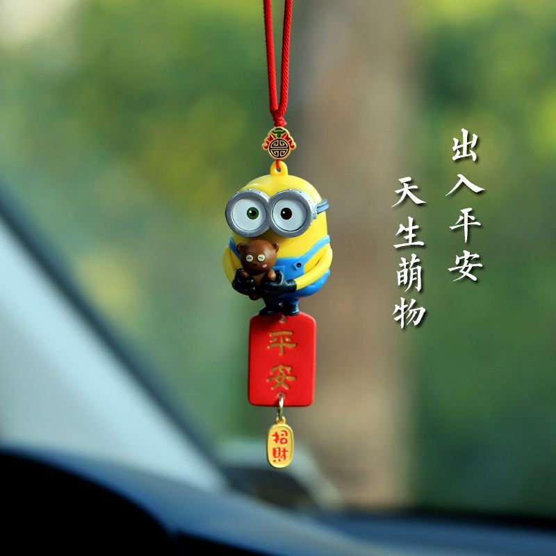 Minions Cute Car Hanging Ornam - Car Accessories Hanging From Mirror 리뷰 및 가격