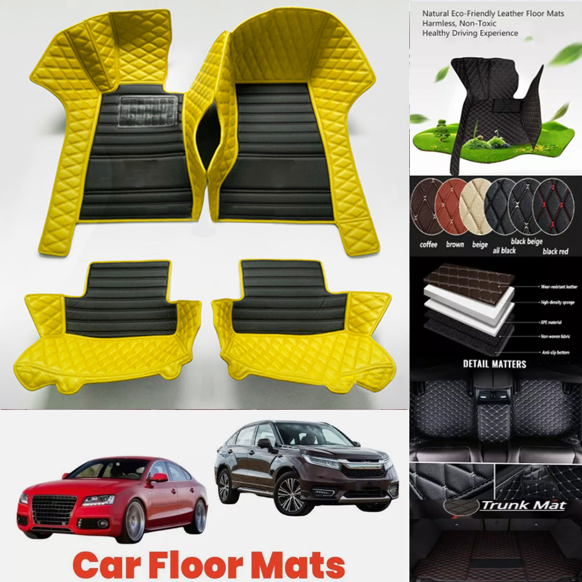 Custom Car Floor Mats For Merc - Car Accessories Mercedes 리뷰 및 가격