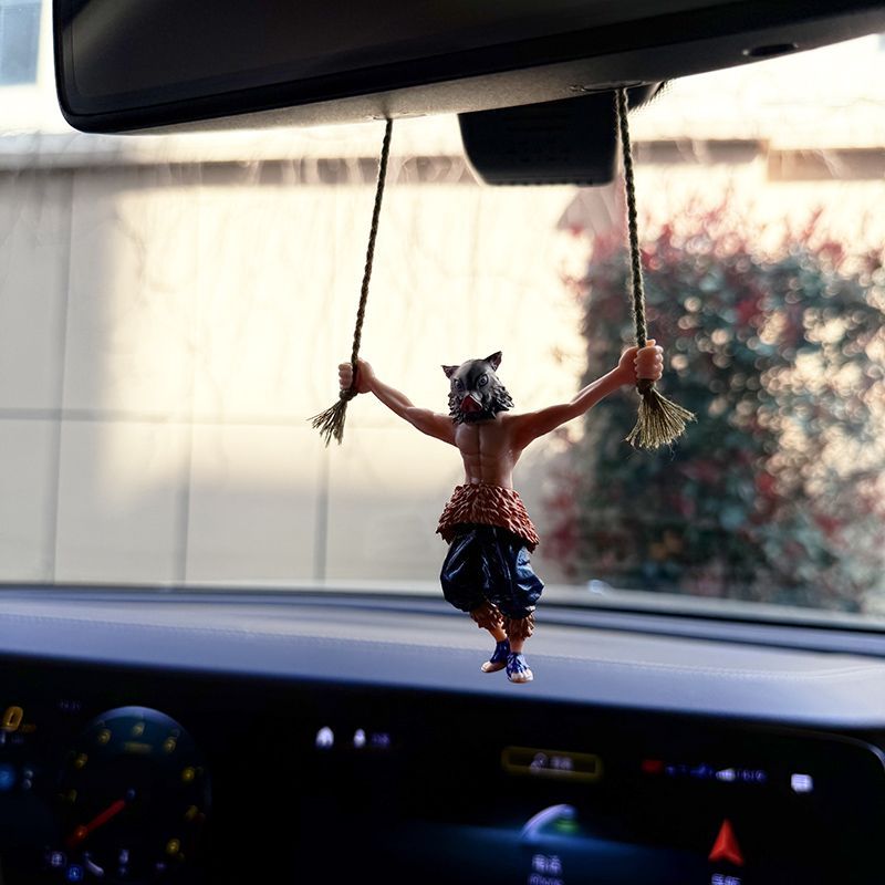 Demon Slayer Anime Car Interio - Car Accessories Hanging From Mirror 리뷰 및 가격