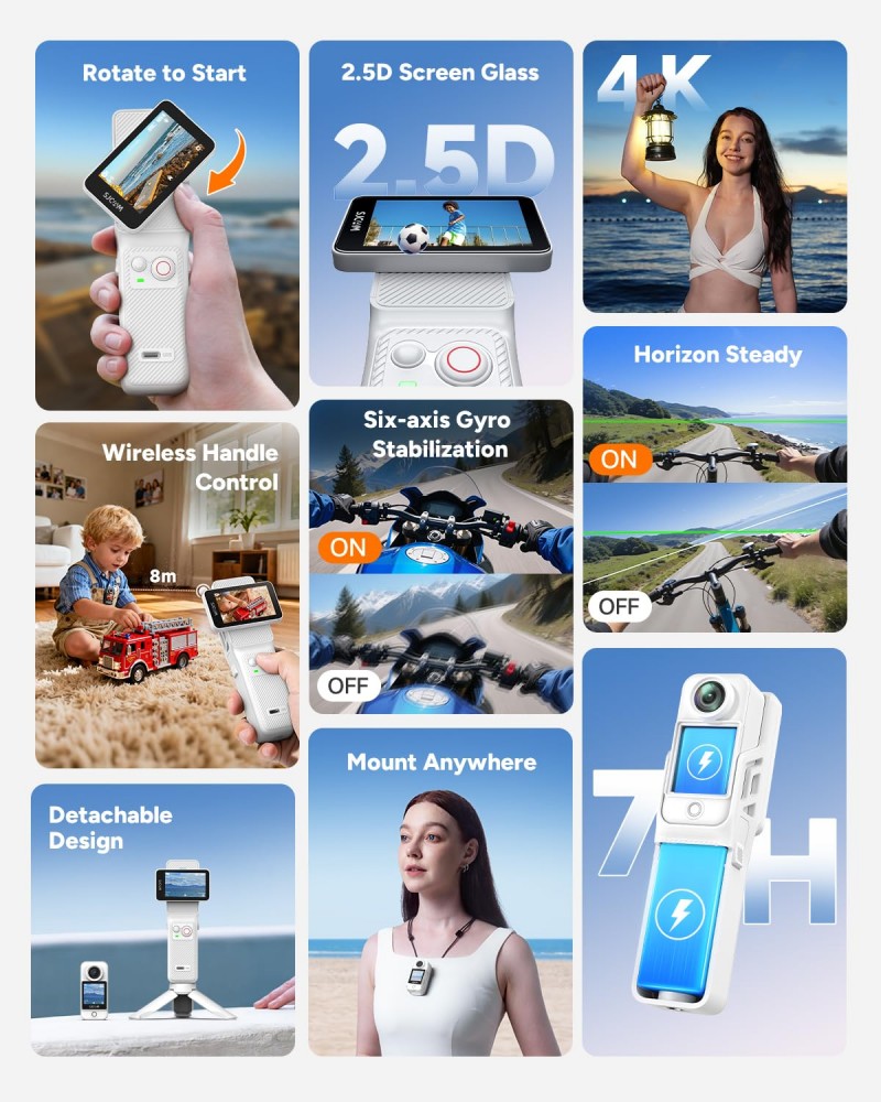SJCAM New White C400 Pocket Ha - Car Accessories Online 리뷰 및 가격