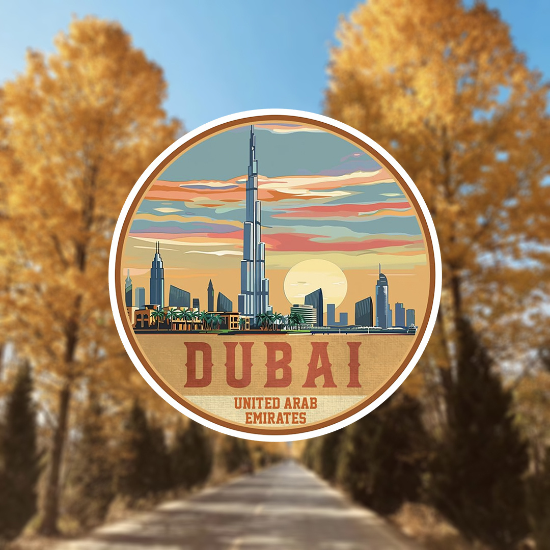 1pc Dubai UAE Souvenir Vinyl C - Car Accessories Uae 리뷰 및 가격
