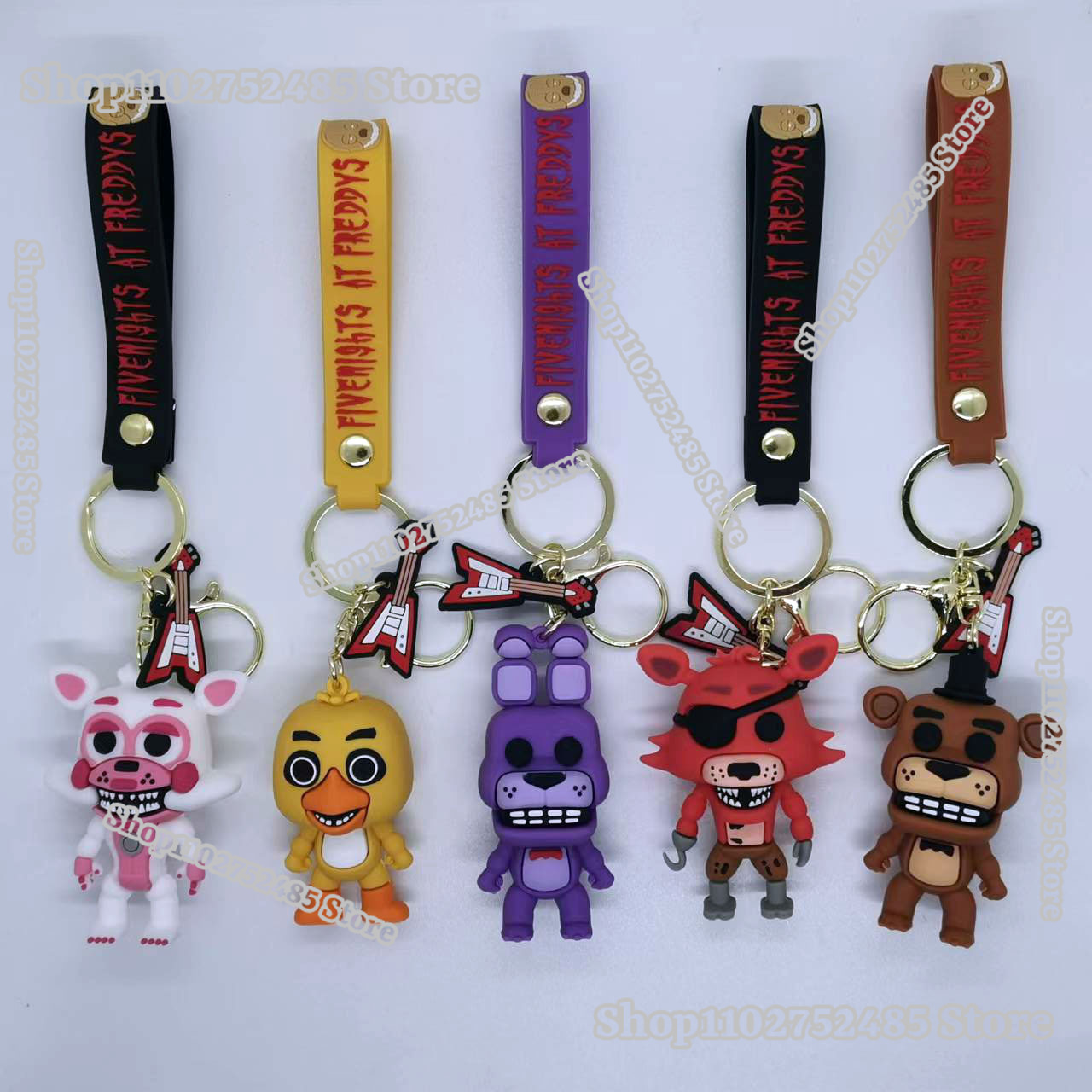 5pcs Cartoon Anime FNAF Figure - Car Accessories Etsy 리뷰 및 가격