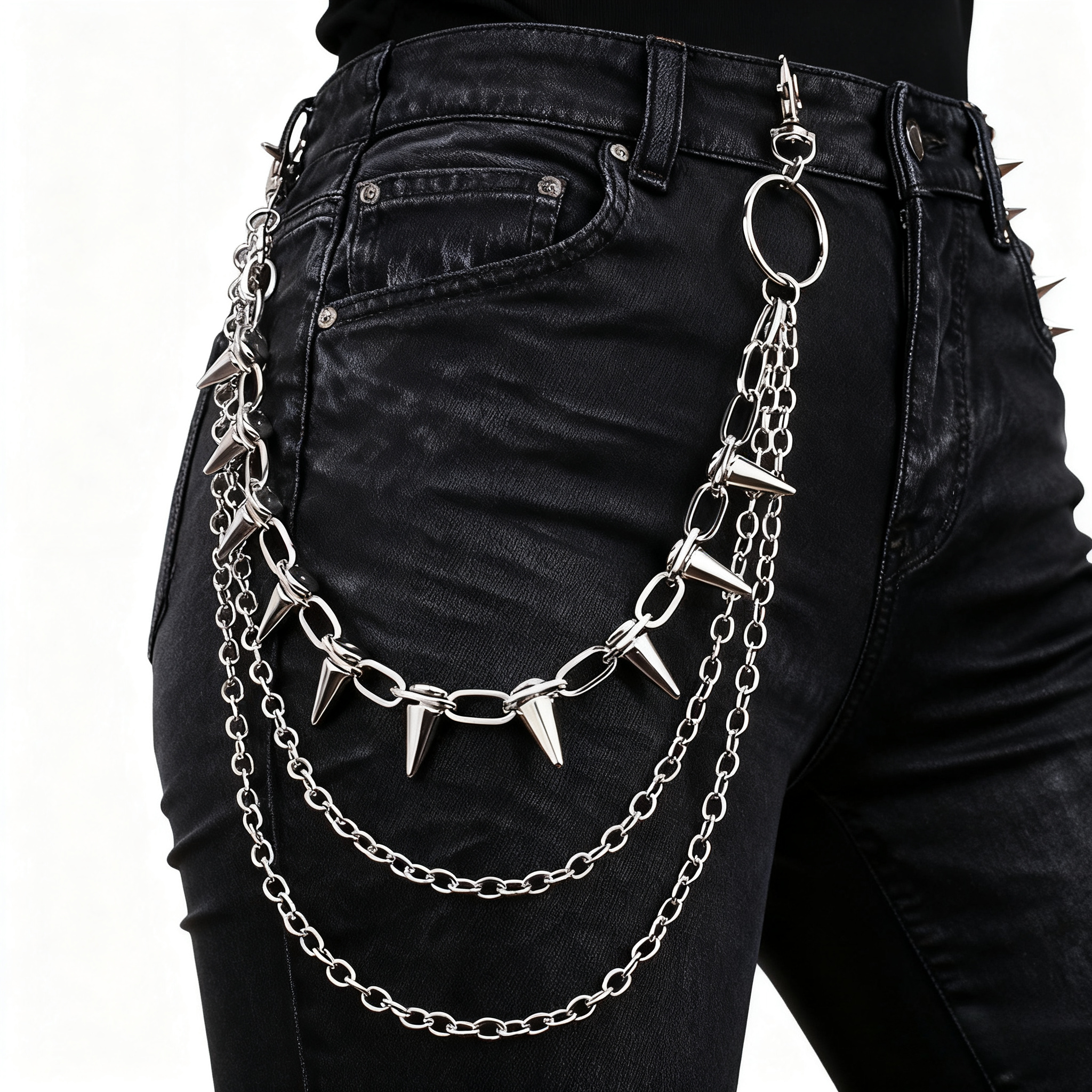 Unisex Hip Hop Punk Rock Metal - Car Accessories Gifts For Men 리뷰 및 가격