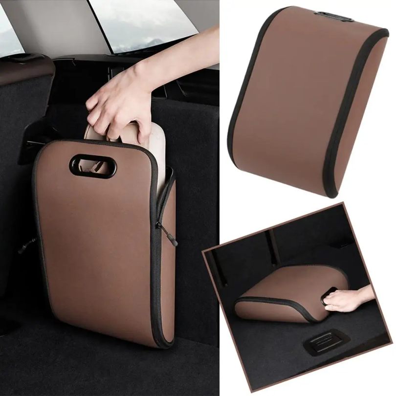 Car Shoe Storage Box PVC Leath - Car Seat Organizer 리뷰 및 가격