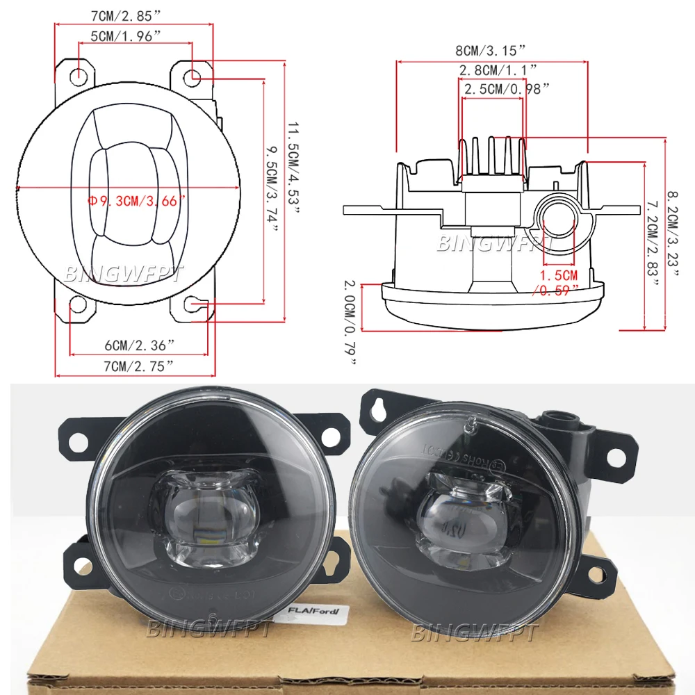 Car Led Lens Fog Lamp Assembly - Car Accessories Uae 리뷰 및 가격