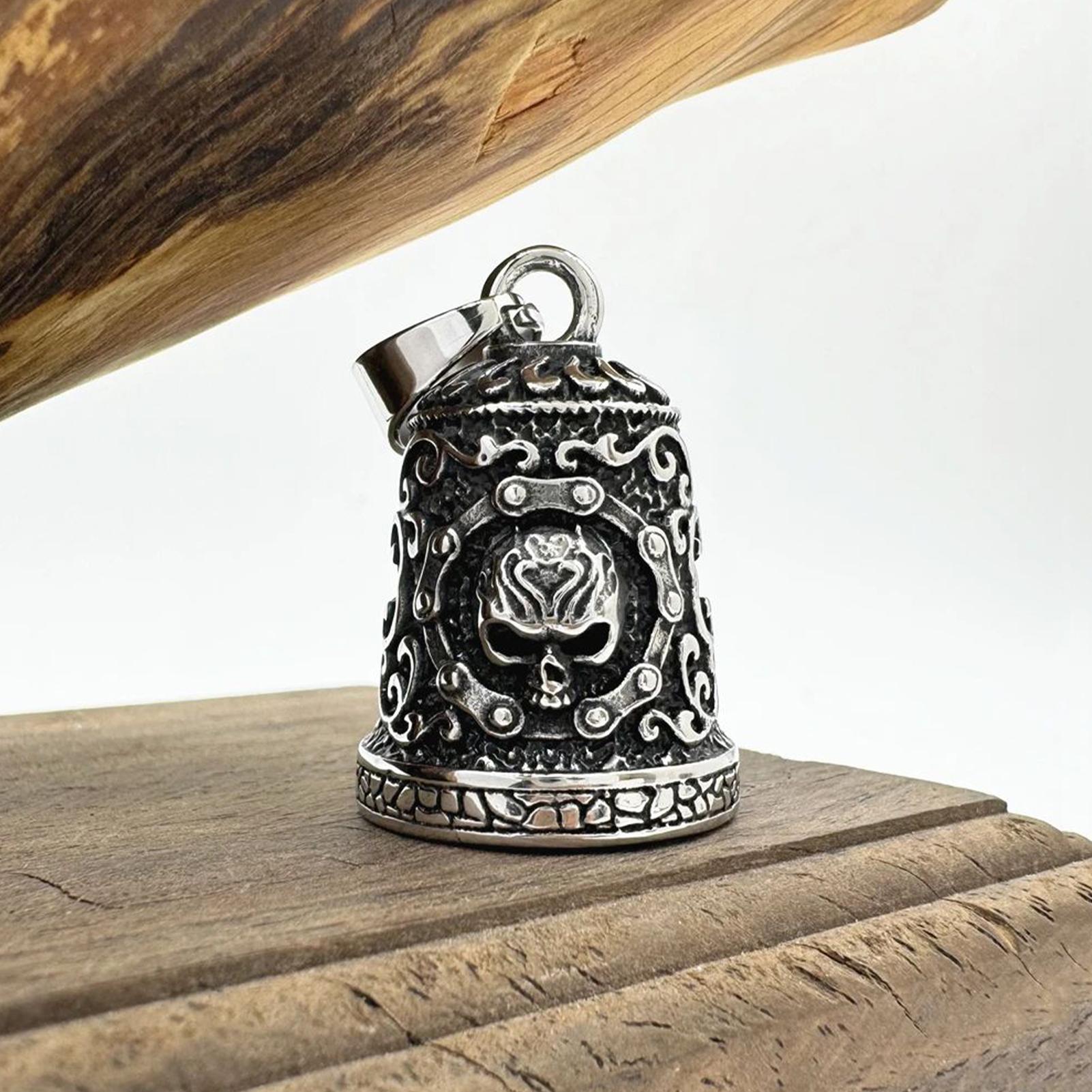 Skull Bell Charm Motorcycle Be - Car Accessories Gifts For Men 리뷰 및 가격