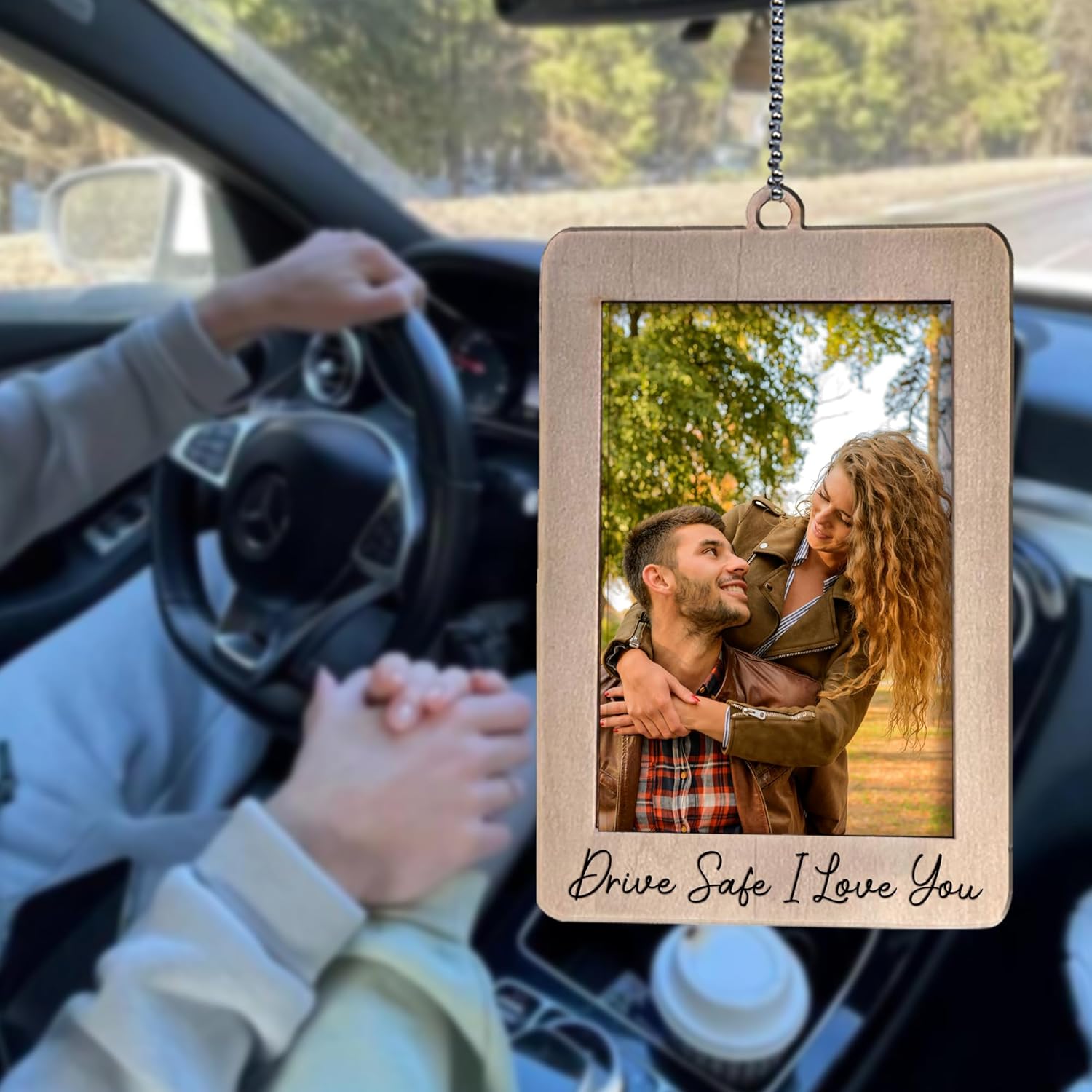 Car Decor Hanging Photo Frame, - Car Accessories Hanging From Mirror 리뷰 및 가격