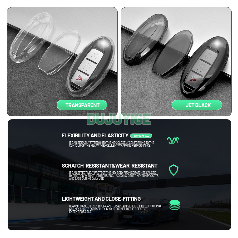 Clear TPU Car Key Case For Nis - Car Accessories Xcent 리뷰 및 가격