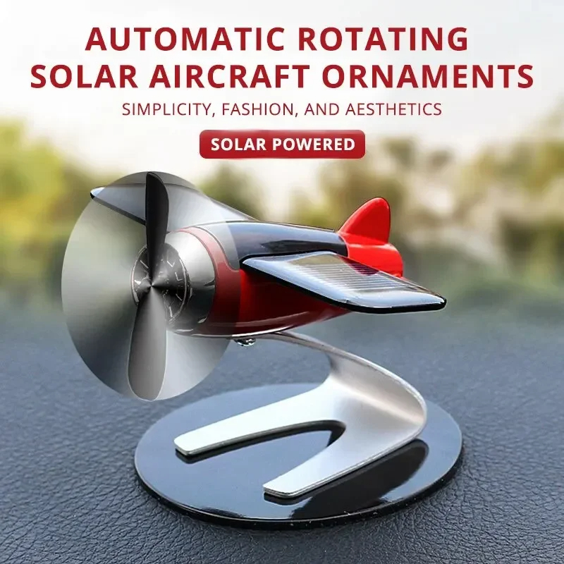 Solar Airplane Creative Men's  - Car Accessories Gifts For Men 리뷰 및 가격