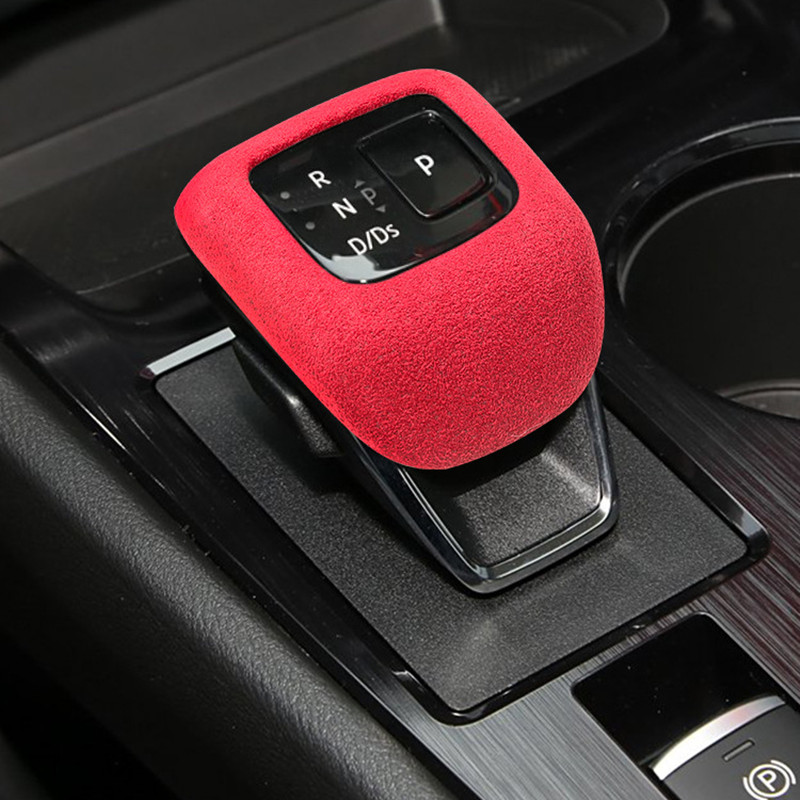 Suede Leather Car Gear Shift K - Car Accessories Xcent 리뷰 및 가격