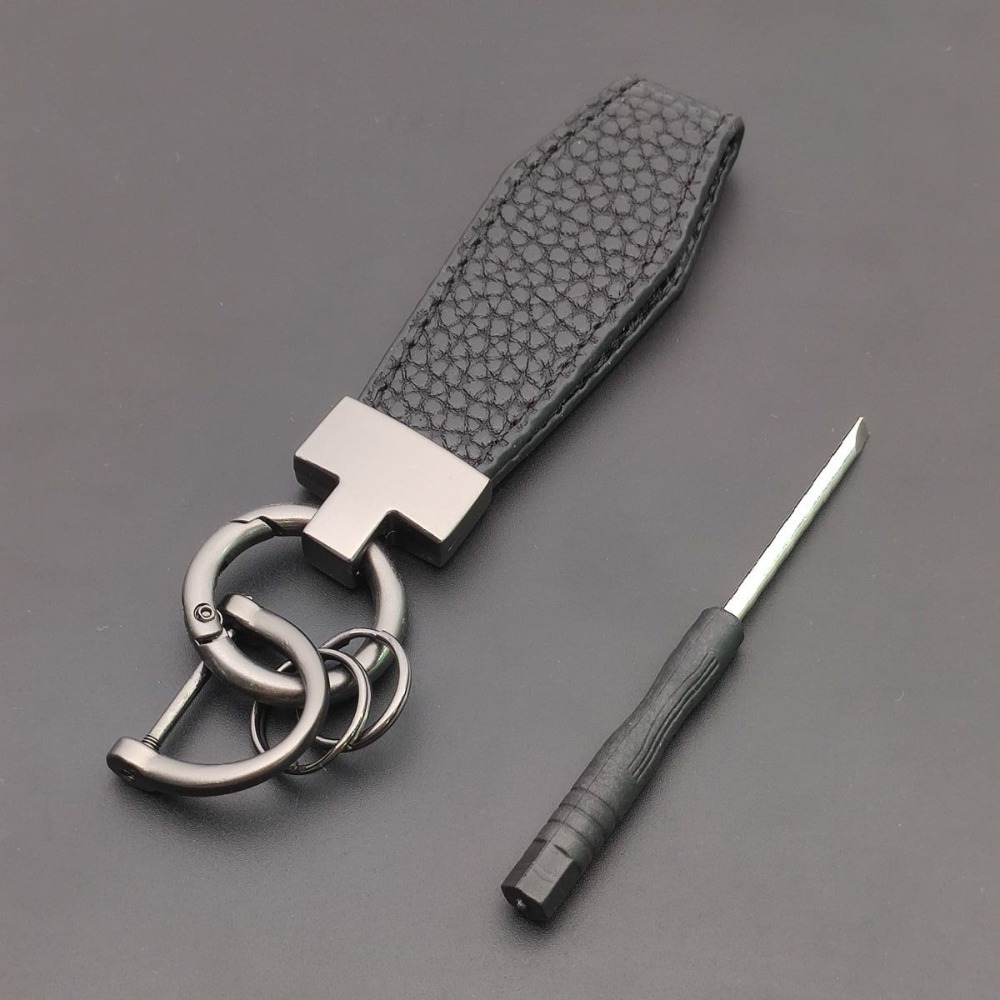 T-shaped Lychee Leather Men Ke - Car Accessories Gifts For Men 리뷰 및 가격