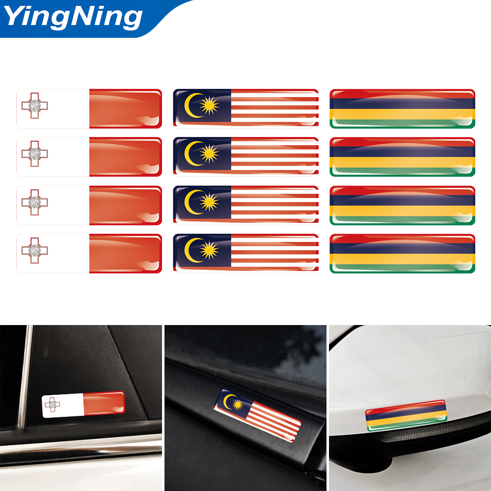 4PCS 3D Epoxy Domed Sticker Ma - Car Accessories Mauritius 리뷰 및 가격