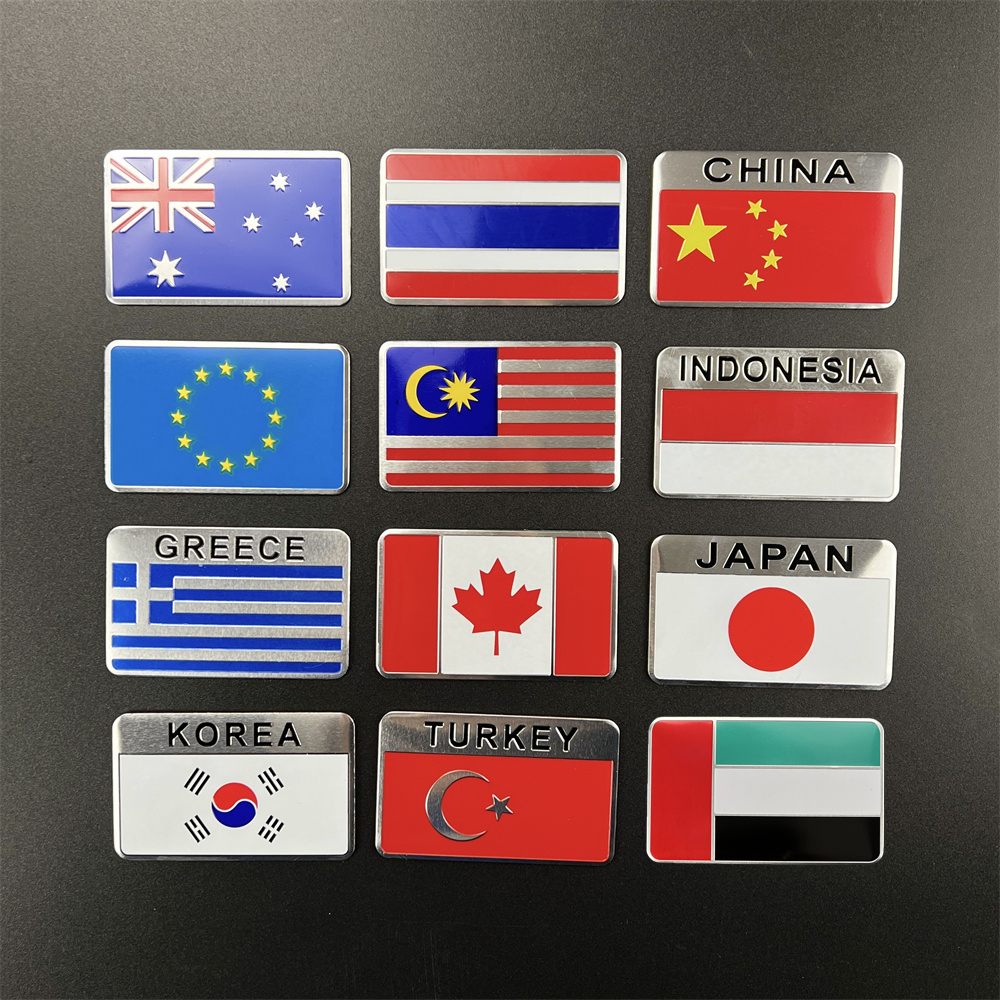 Aluminum Sticker National Flag - Car Accessories Uae 리뷰 및 가격