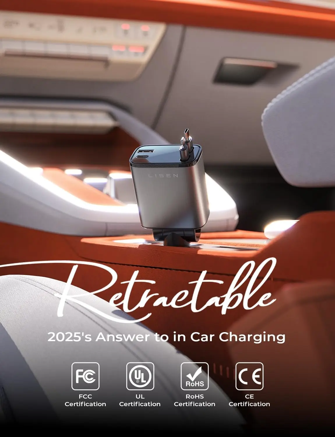 84W Retractable Car Charger, F - Car Accessories Gifts For Men 리뷰 및 가격