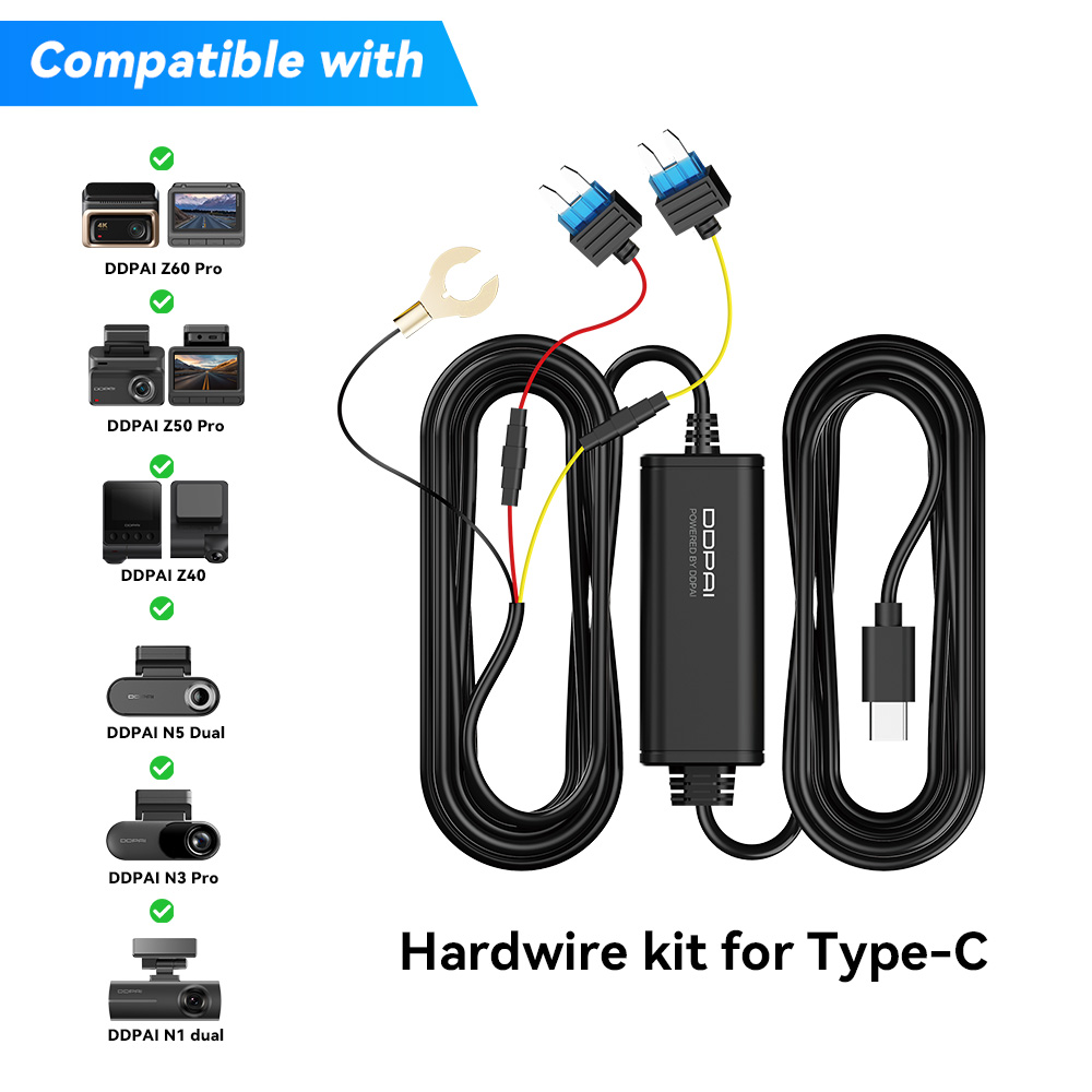 DDPAI Dashcam Hardwire Kit for - Car Accessories Online 리뷰 및 가격