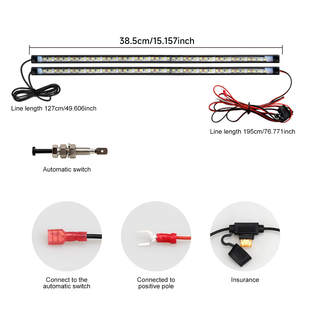 2 In 1 LED Car Under Hood Ligh - Car Accessories Online 리뷰 및 가격