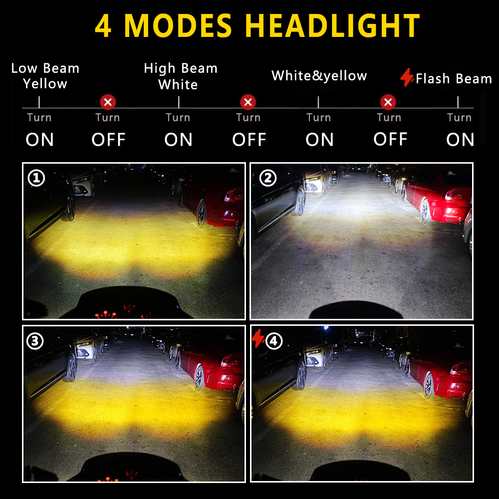 Led Headlights For Motorcycle  - Car Accessories Xcent 리뷰 및 가격