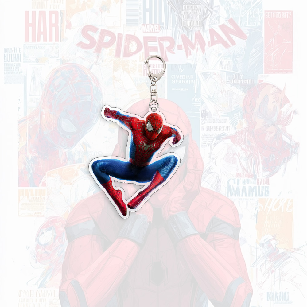 Spider Man Acrylic Keychain An - Car Accessories Gifts For Men 리뷰 및 가격