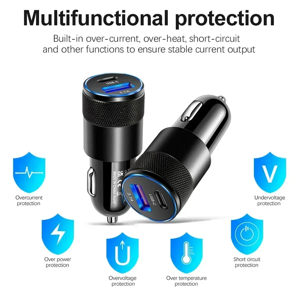 1PCS 65W USB Car Charger Quick - Car Accessories Quick Delivery 리뷰 및 가격