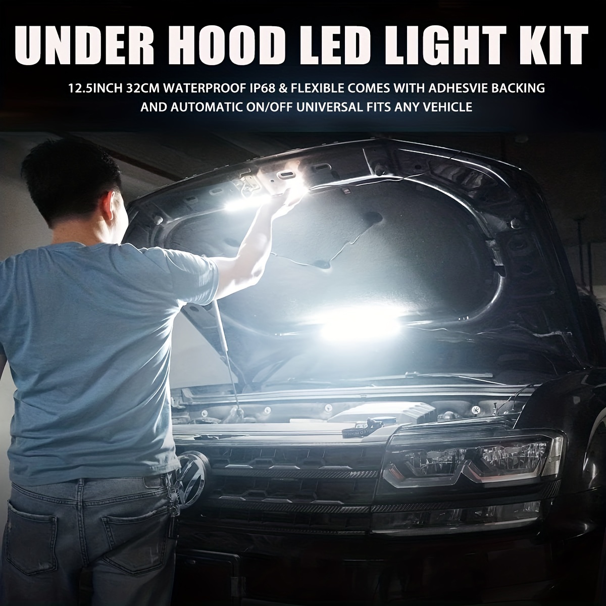 1set LED Car Under Hood Work I - Car Accessories Online 리뷰 및 가격