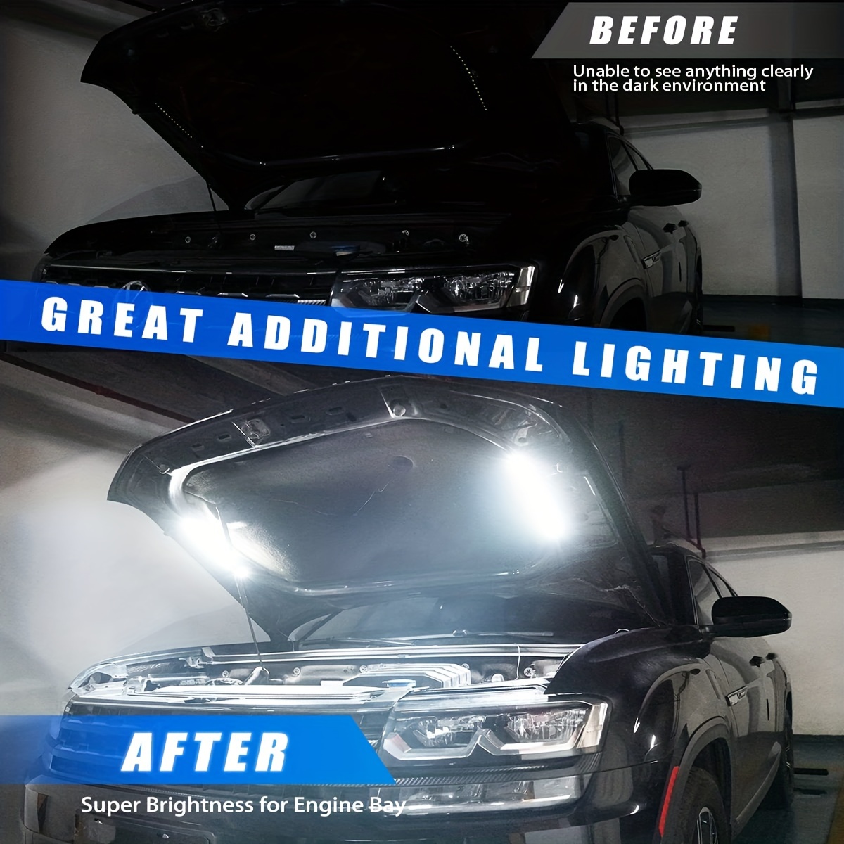 1set LED Car Under Hood Work I - Car Accessories Online 리뷰 및 가격