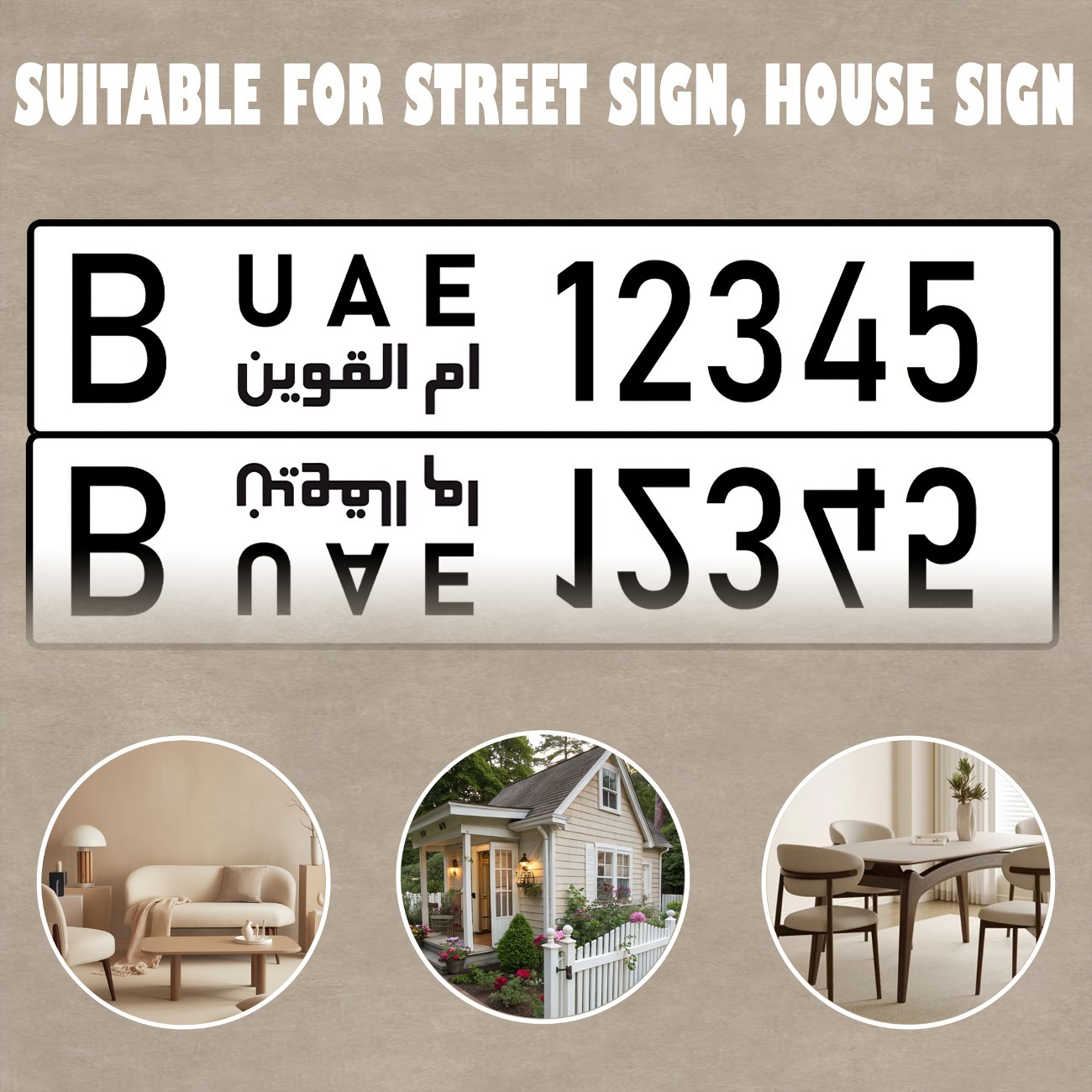 1pc Custom UAE Aluminum Licens - Car Accessories Uae 리뷰 및 가격
